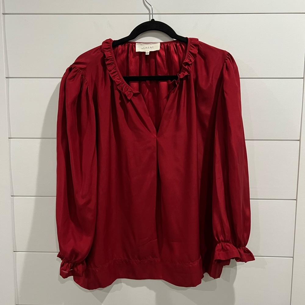 The GREAT silk blouse size L